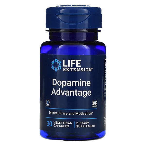 Life Extension, Dopamine Advantage, 30 вегетарианских капсул