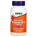 Now Foods, витамин D3, высокоактивный, 1000 МЕ, 180 мягких таблеток