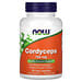 Now Foods, кордицепс, 750 мг, 90 вегетарианских капсул